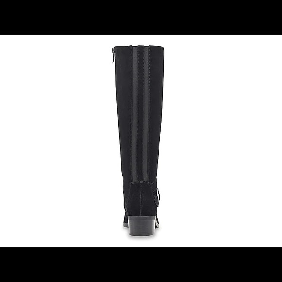 New 8.5 Easy Spirit Riding Boot Black Suede 8 1/2 - Picture 3 of 7